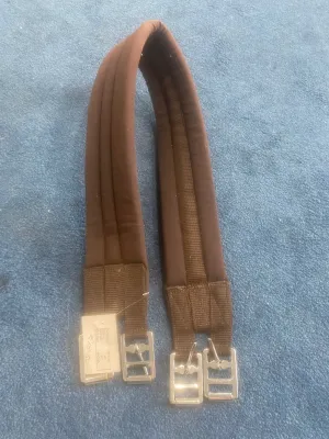 New brown padded 40” girth