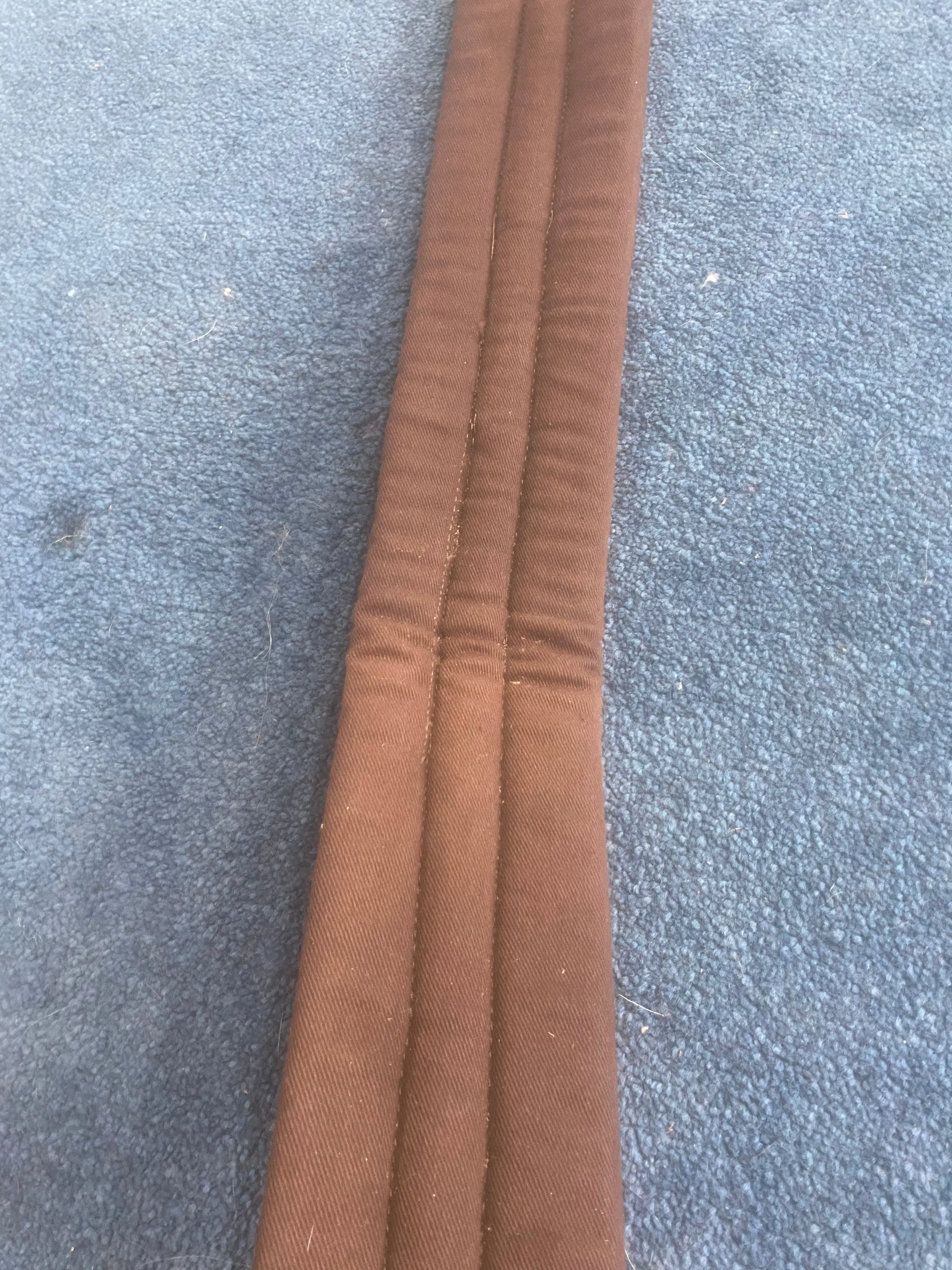 New brown padded 40” girth