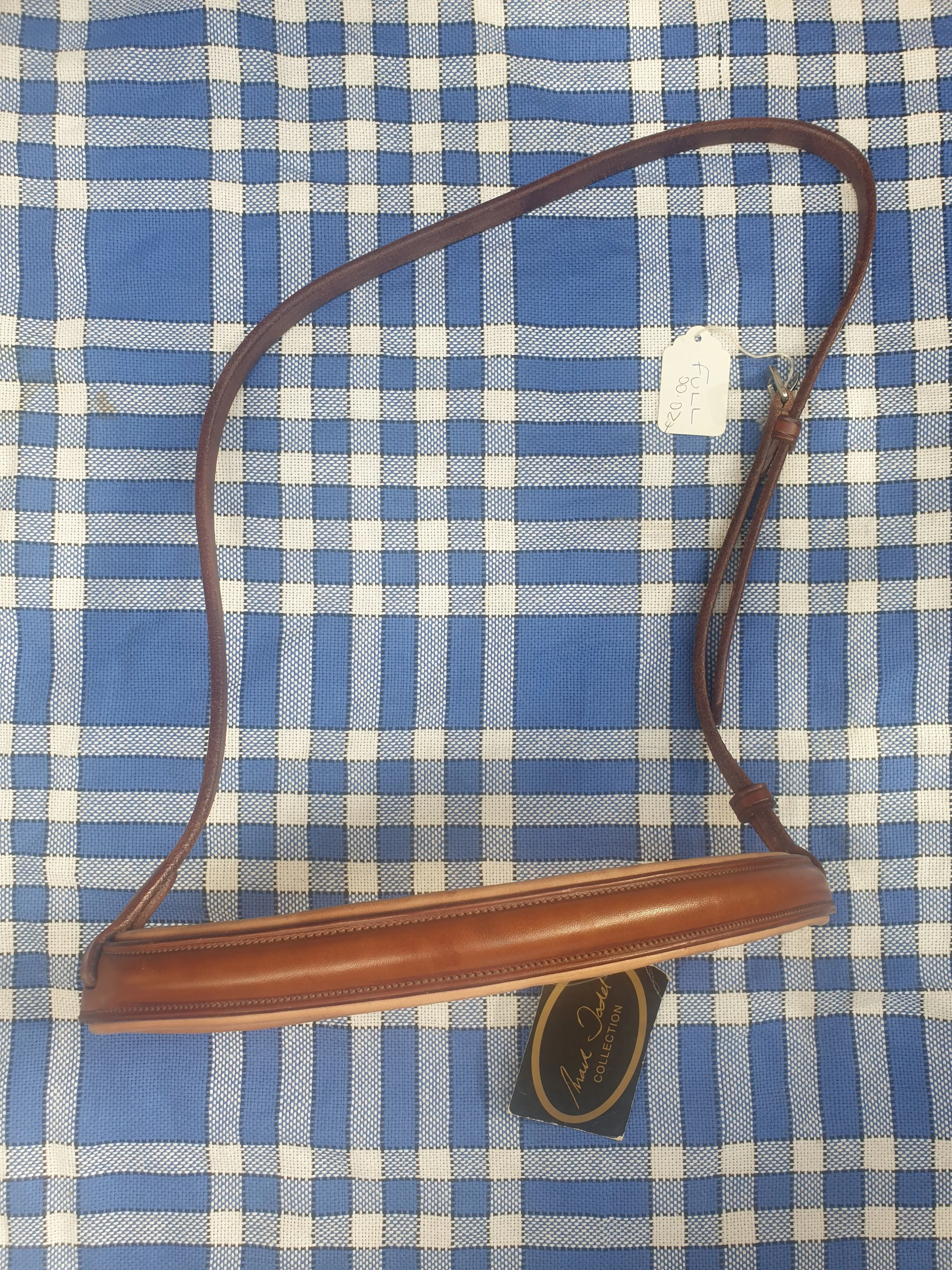 NEW mark Todd nose band, size full, tan brown leather FREE POSTAGE *