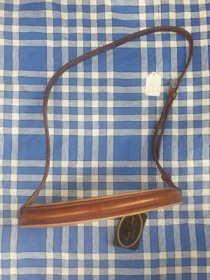 NEW mark Todd nose band, size full, tan brown leather FREE POSTAGE *