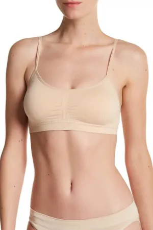 New Nordstrom Seamless Day Bralette by FREE PRESS in Nude, Sz L!