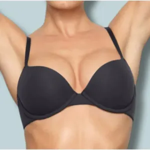 NEW SKIMS Onyx Fits Everybody Push Up Demi Bra Size 34DD