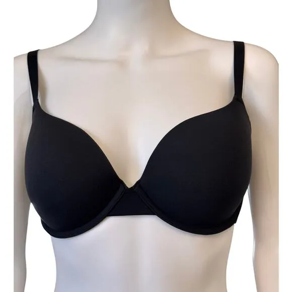 NEW SKIMS Onyx Fits Everybody Push Up Demi Bra Size 34DD