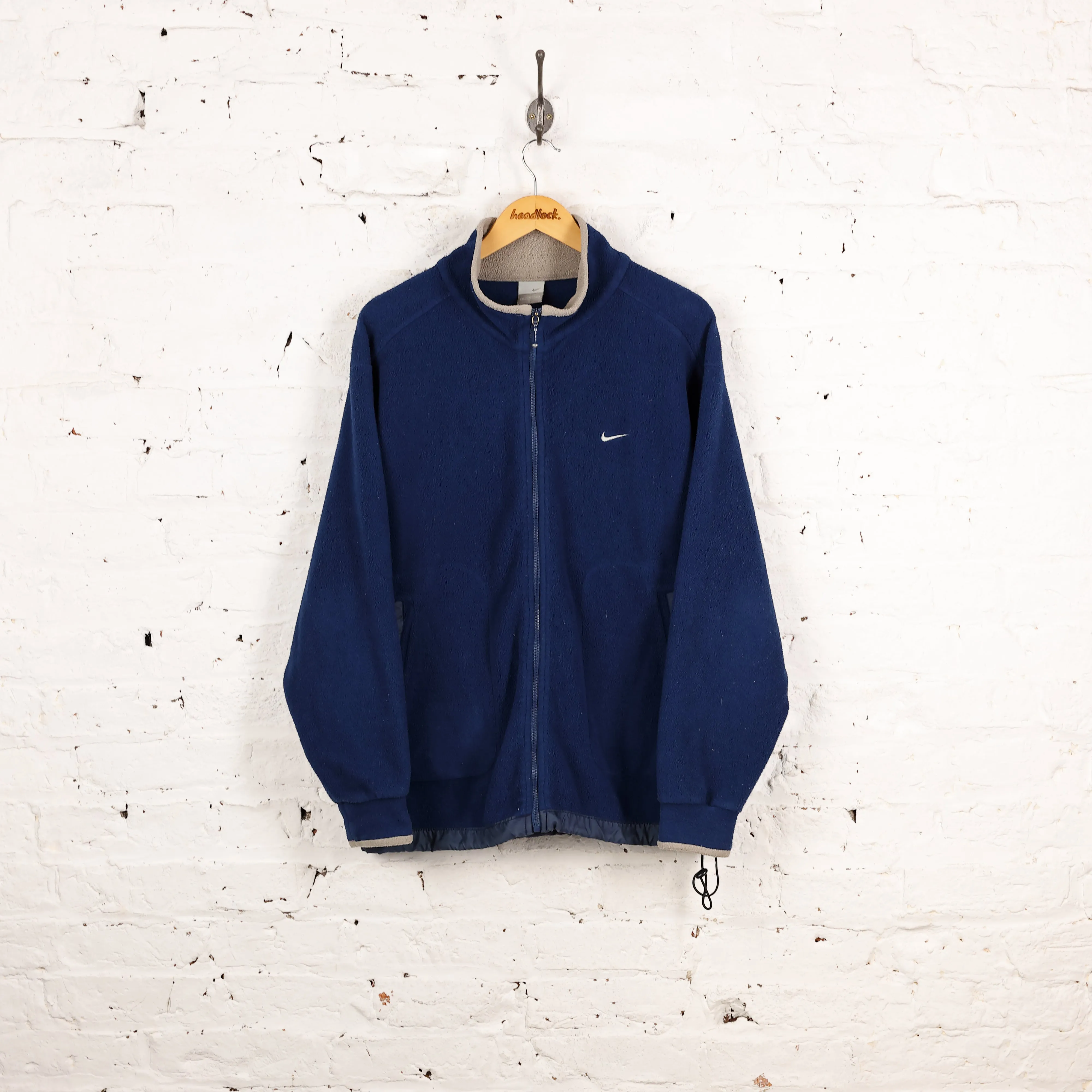 Nike 90s Full Zip Fleece - Blue - M