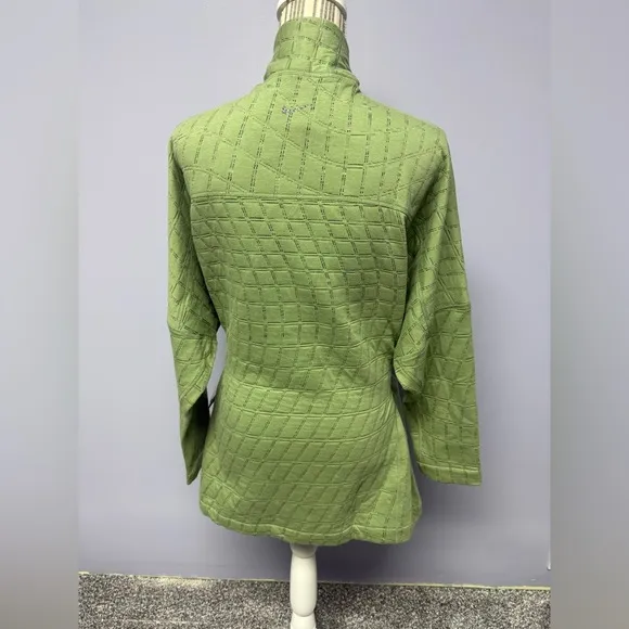 Nike Women's Green reversible Textured Robe M