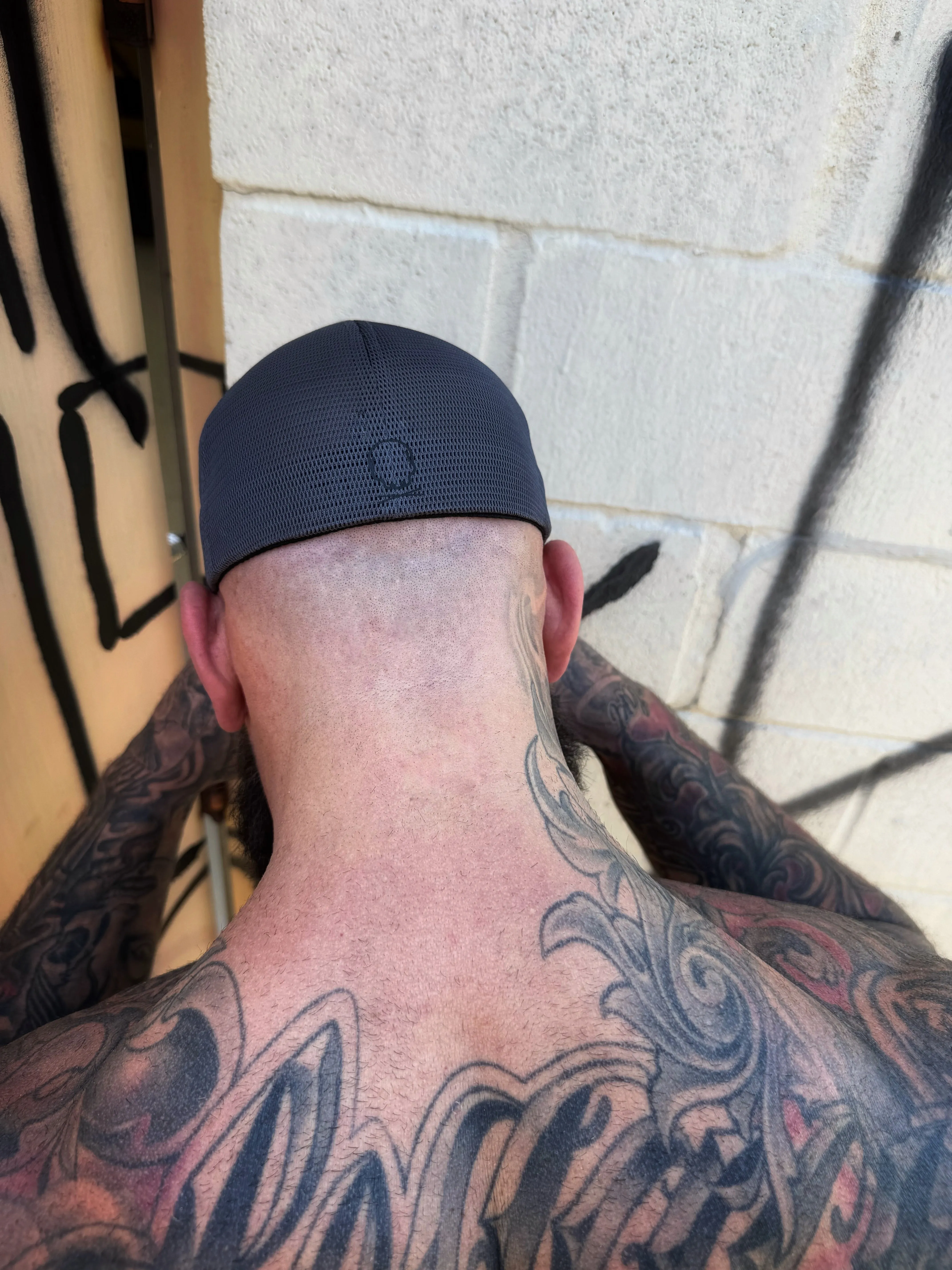 NOBODY CARES GREY FLEXFIT HAT