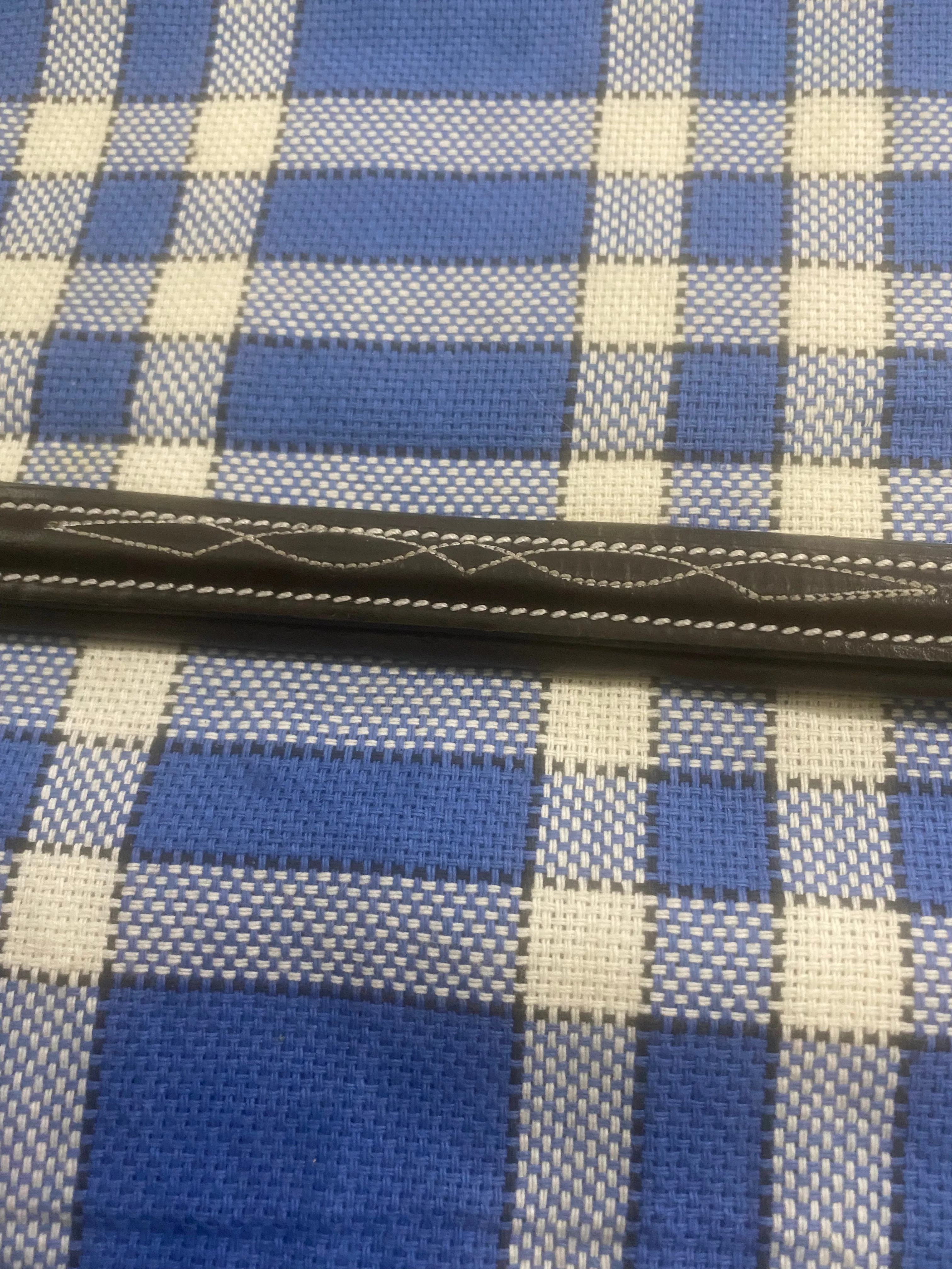 Norton black leather browband FREE POSTAGE🟢