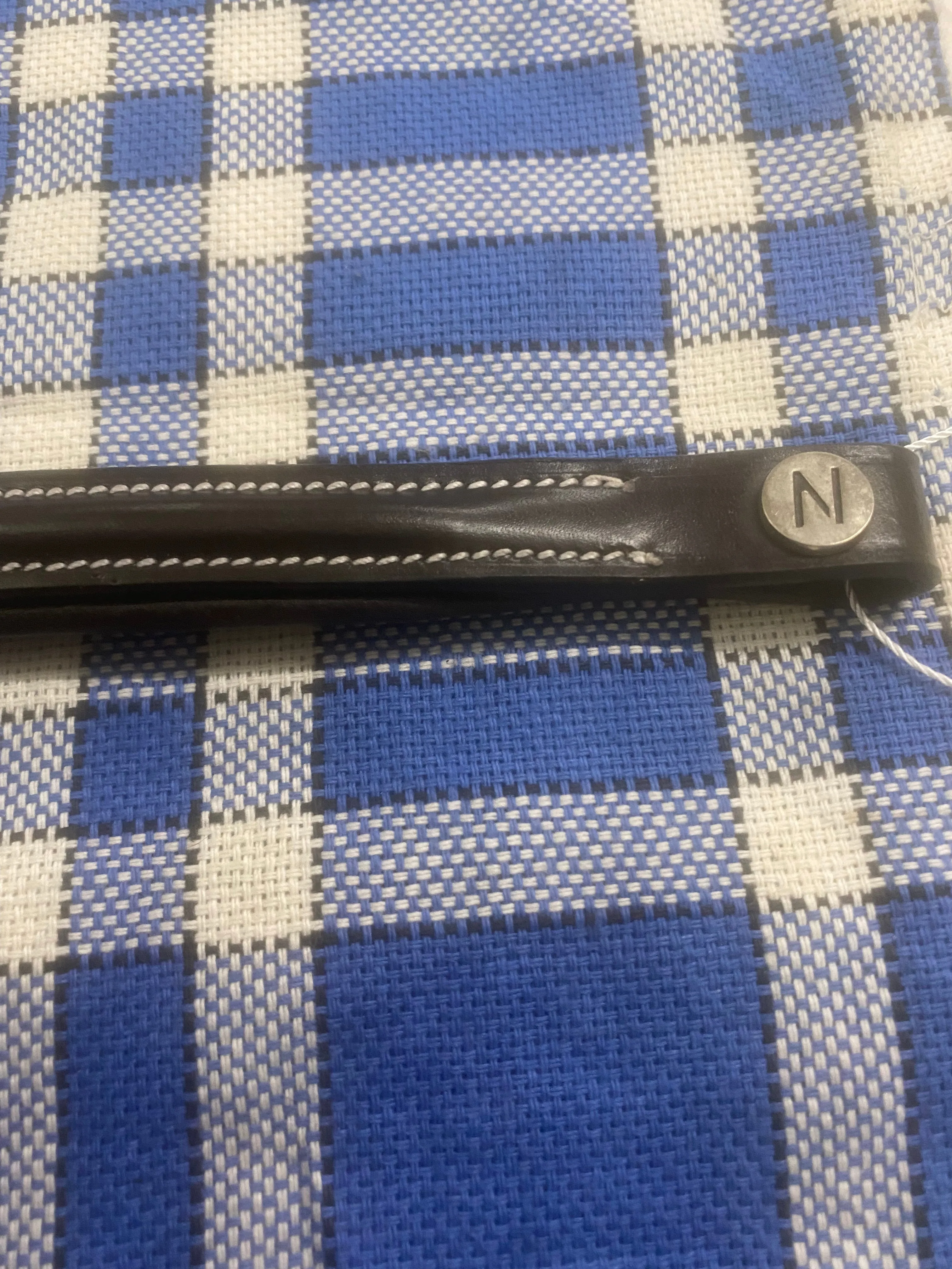 Norton black leather browband FREE POSTAGE🟢