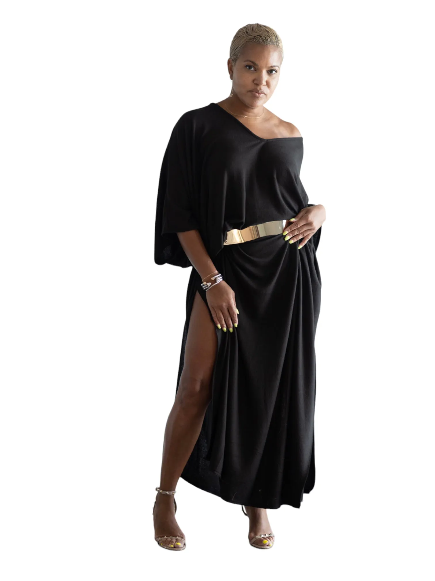November - ZEN Caftan - Black- TN-146