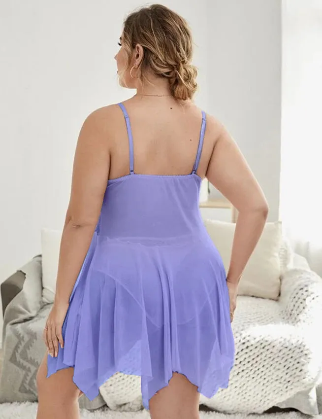 Now Flower Decoration Loose Comfortable Open Front Babydoll Egypt