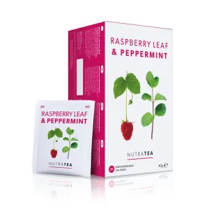 Nutratea Raspberry Leaf & Peppermint Tea Bags 20's