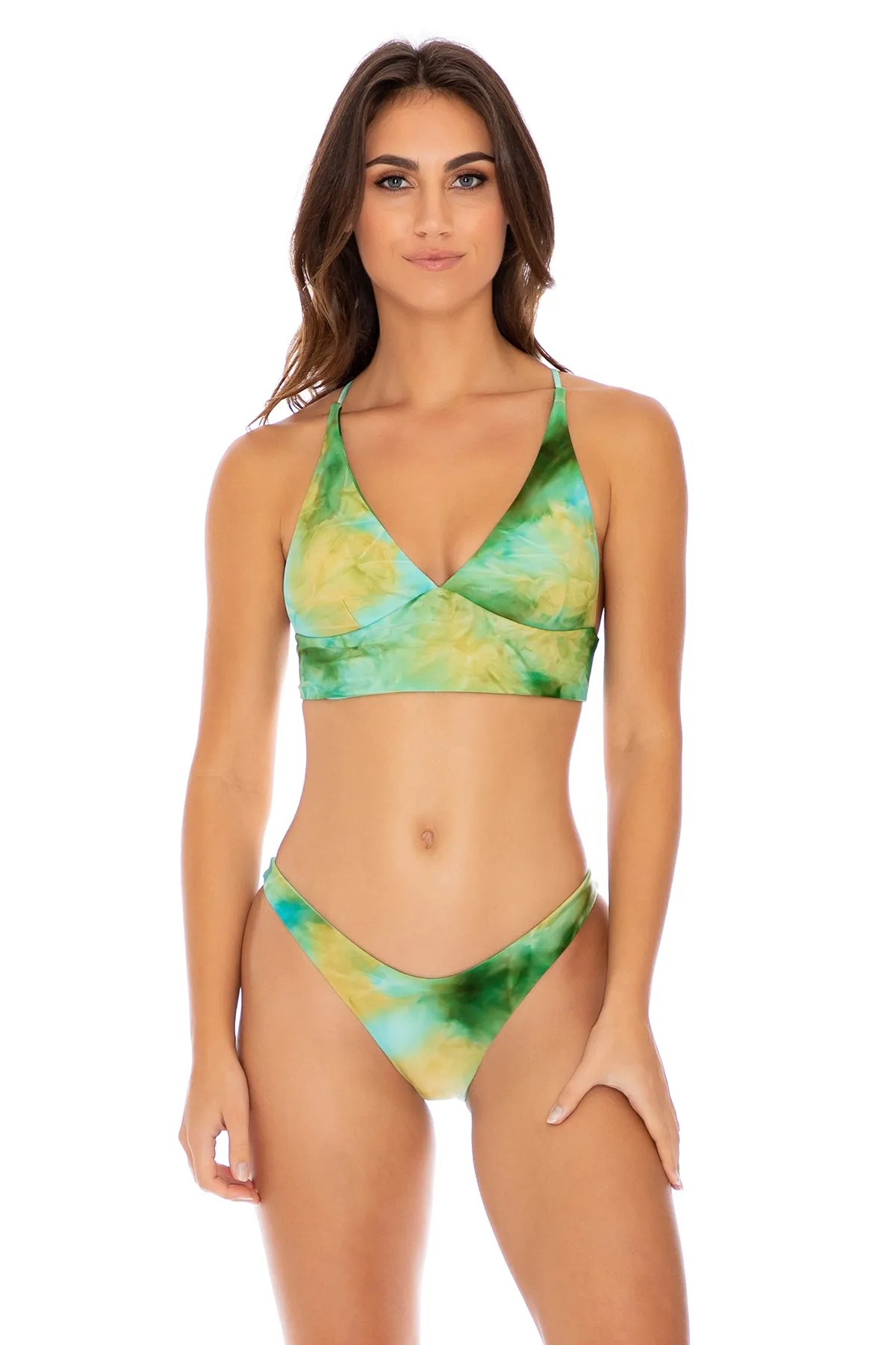 OFF DUTY MERMAID - Cross Back Bustier Top
