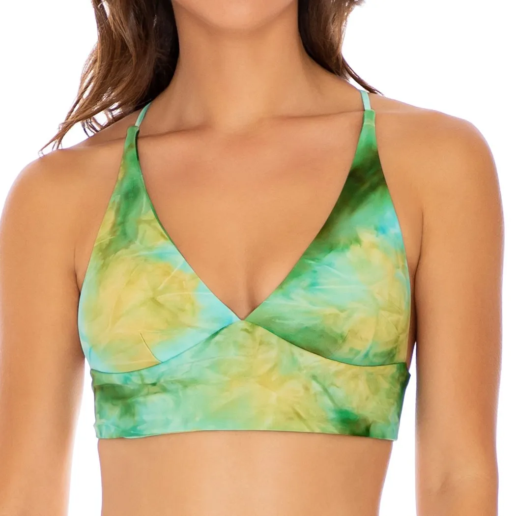 OFF DUTY MERMAID - Cross Back Bustier Top