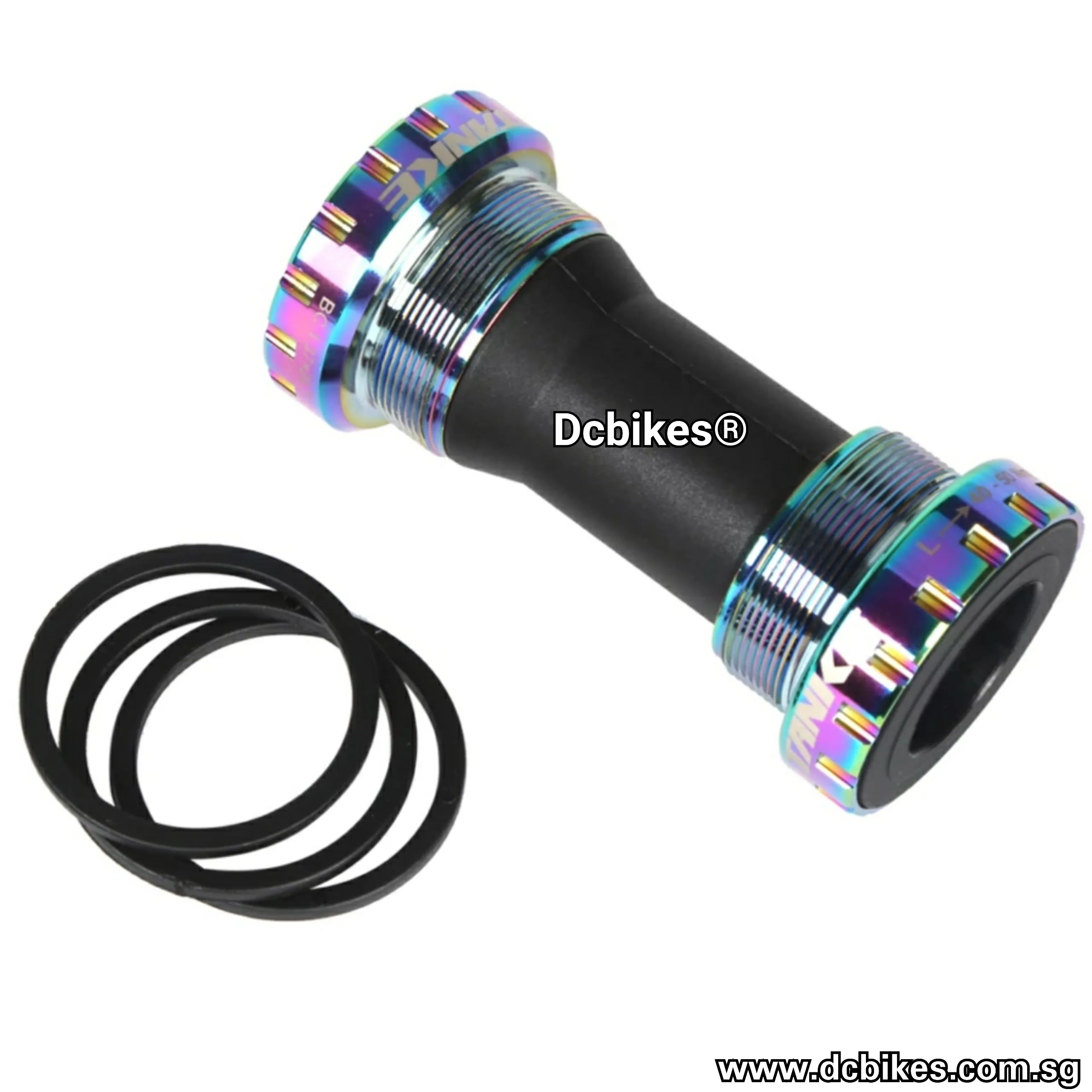 Oil Slick Threaded 68mm | 73mm MTB Rainbow Bottom Bracket BB BSA For 24mm Crank