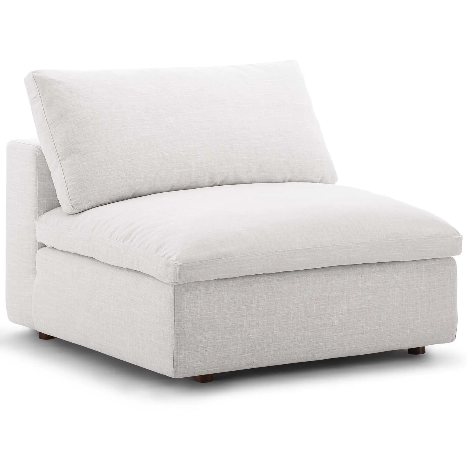 On A Cloud Sectional - Cream Linen