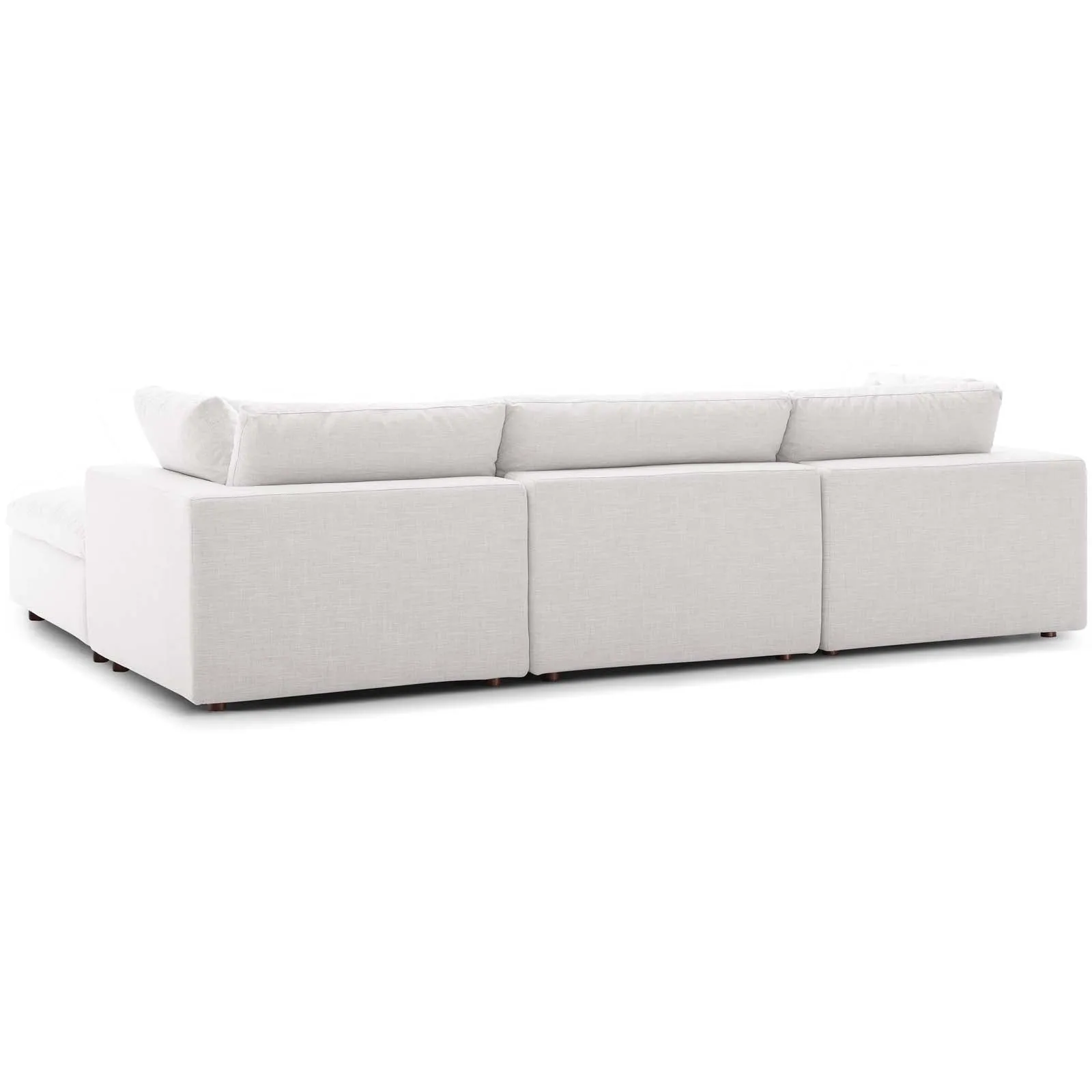 On A Cloud Sectional - Cream Linen