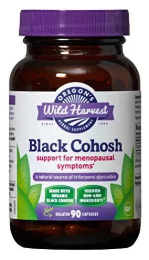 Oregon 's Wild Harvest Black Cohosh Suplemento de hierbas orgánico, 90 Count