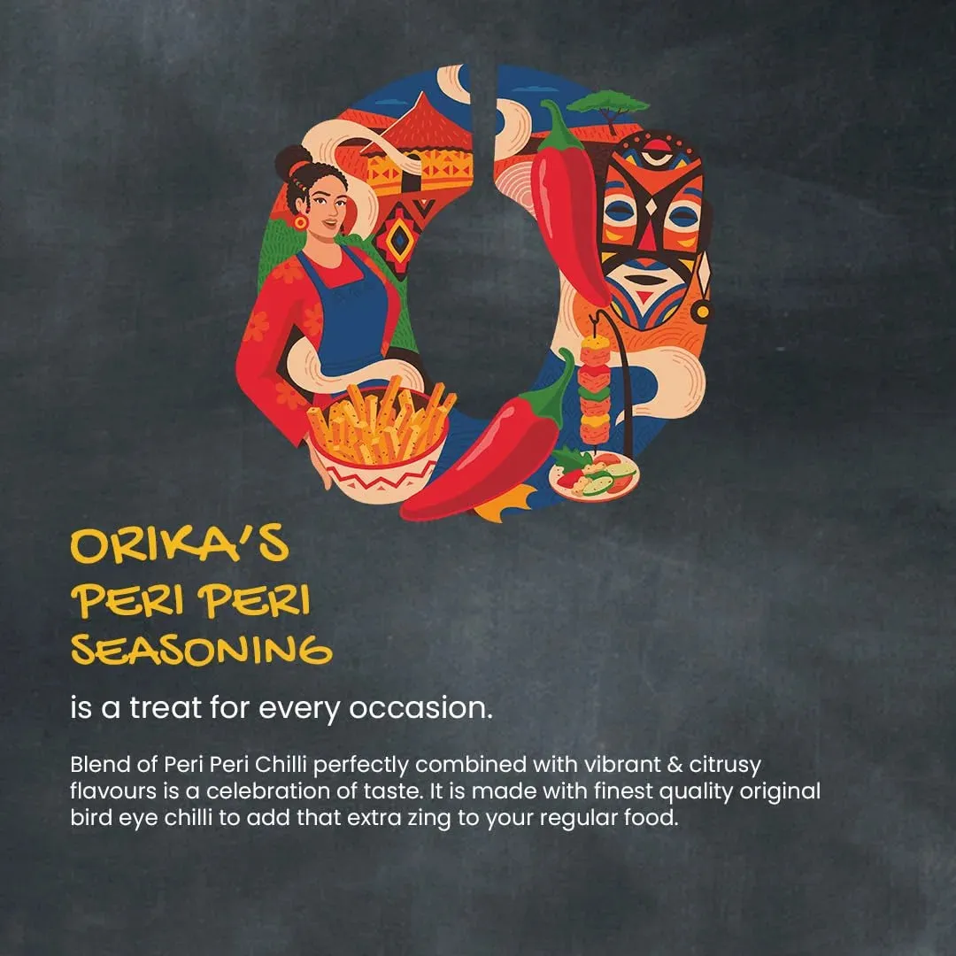 Orika African Peri Peri All Purpose Seasoning, 85g