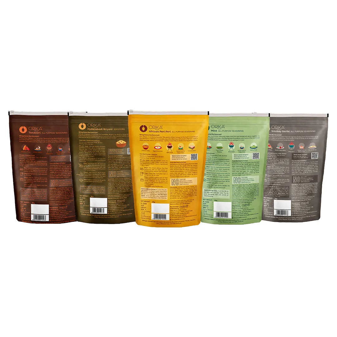 Orika Restaurant Special Combo (Pack of 5), 85g each