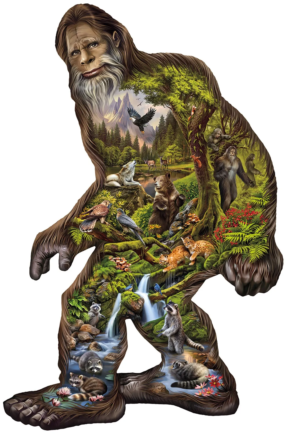 Out of the Forest Shaped 850 Piece Puzzle