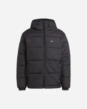 Padded Hooded Jacket - Black
