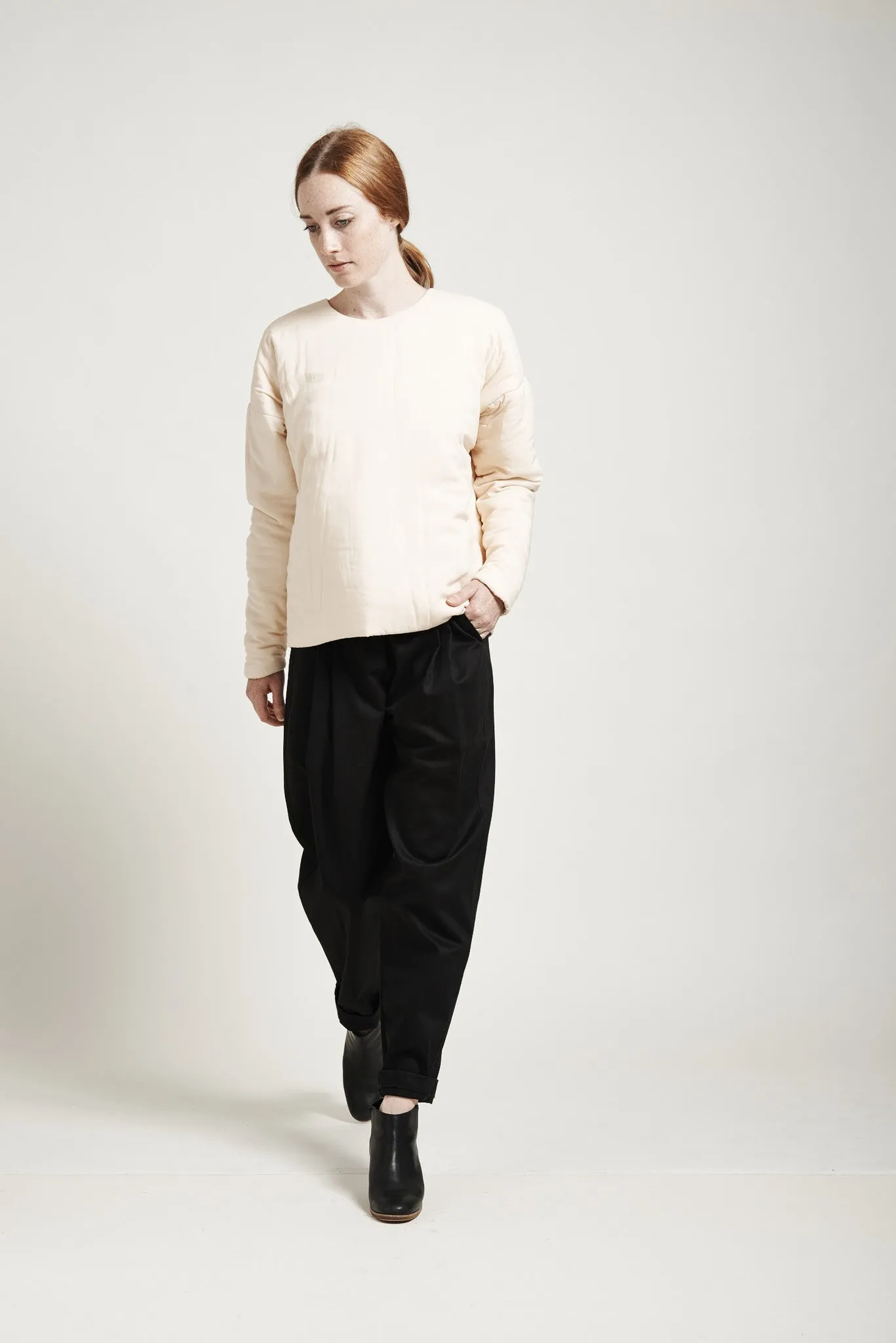 Padded Sweatshirt