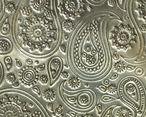 Paisley Textured Sheet Metal