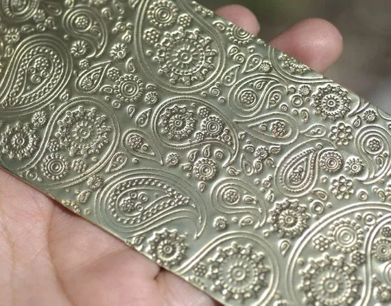 Paisley Textured Sheet Metal