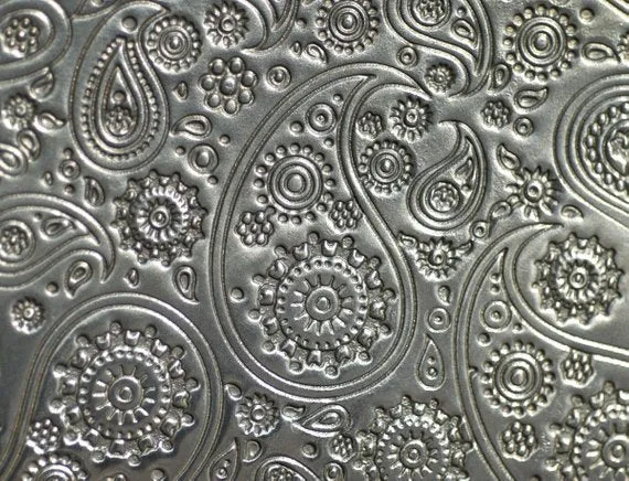 Paisley Textured Sheet Metal