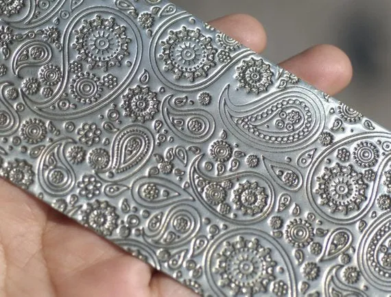 Paisley Textured Sheet Metal