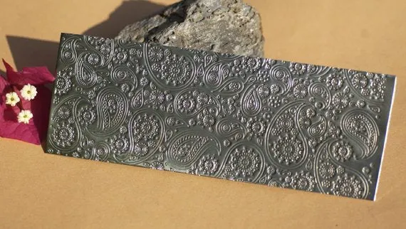 Paisley Textured Sheet Metal