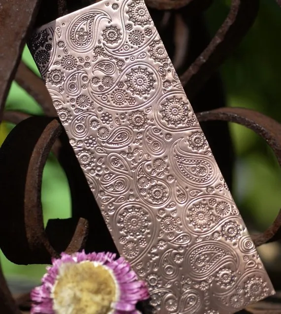 Paisley Textured Sheet Metal