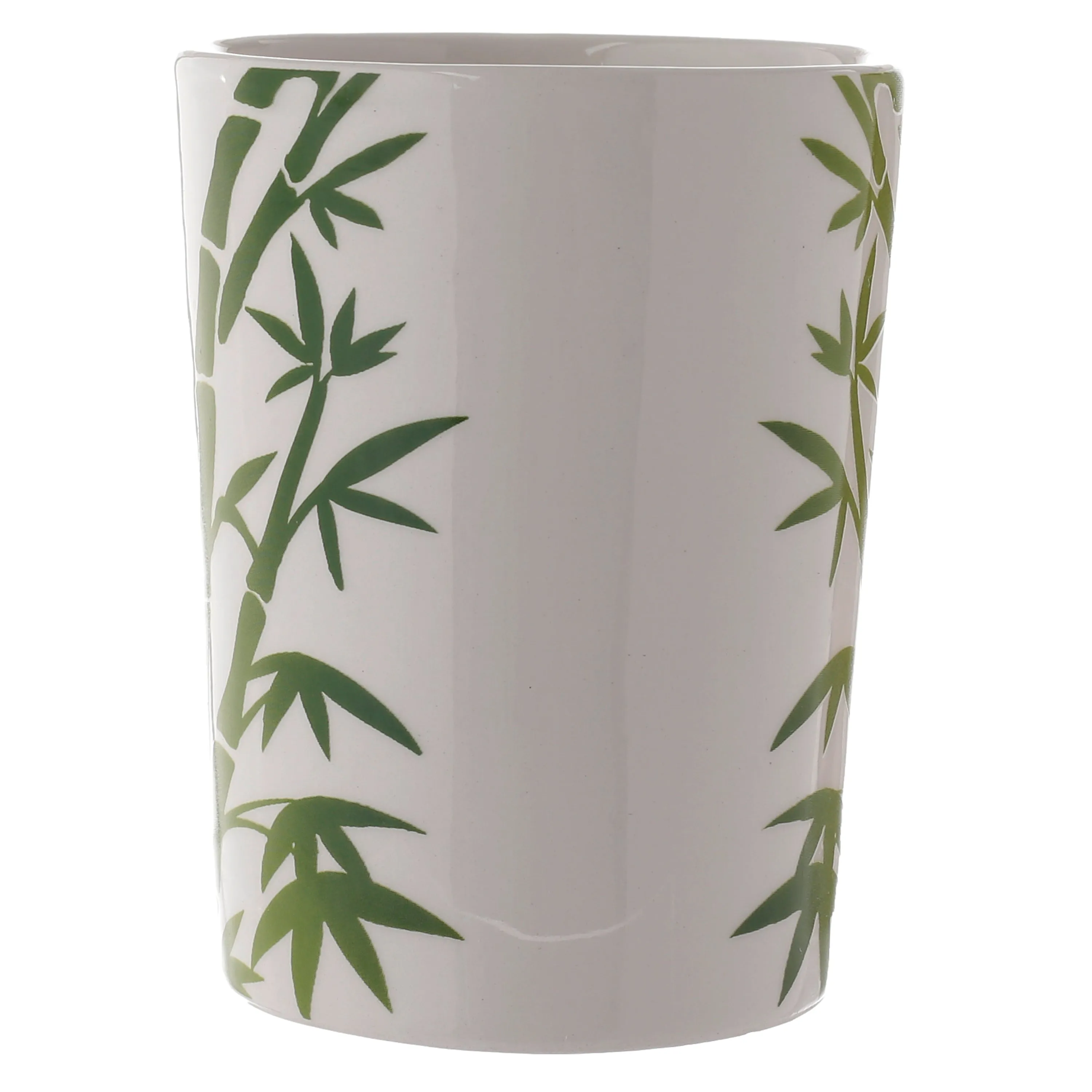 Panda with Bamboo Decal Ceramic Shaped Handle Mug