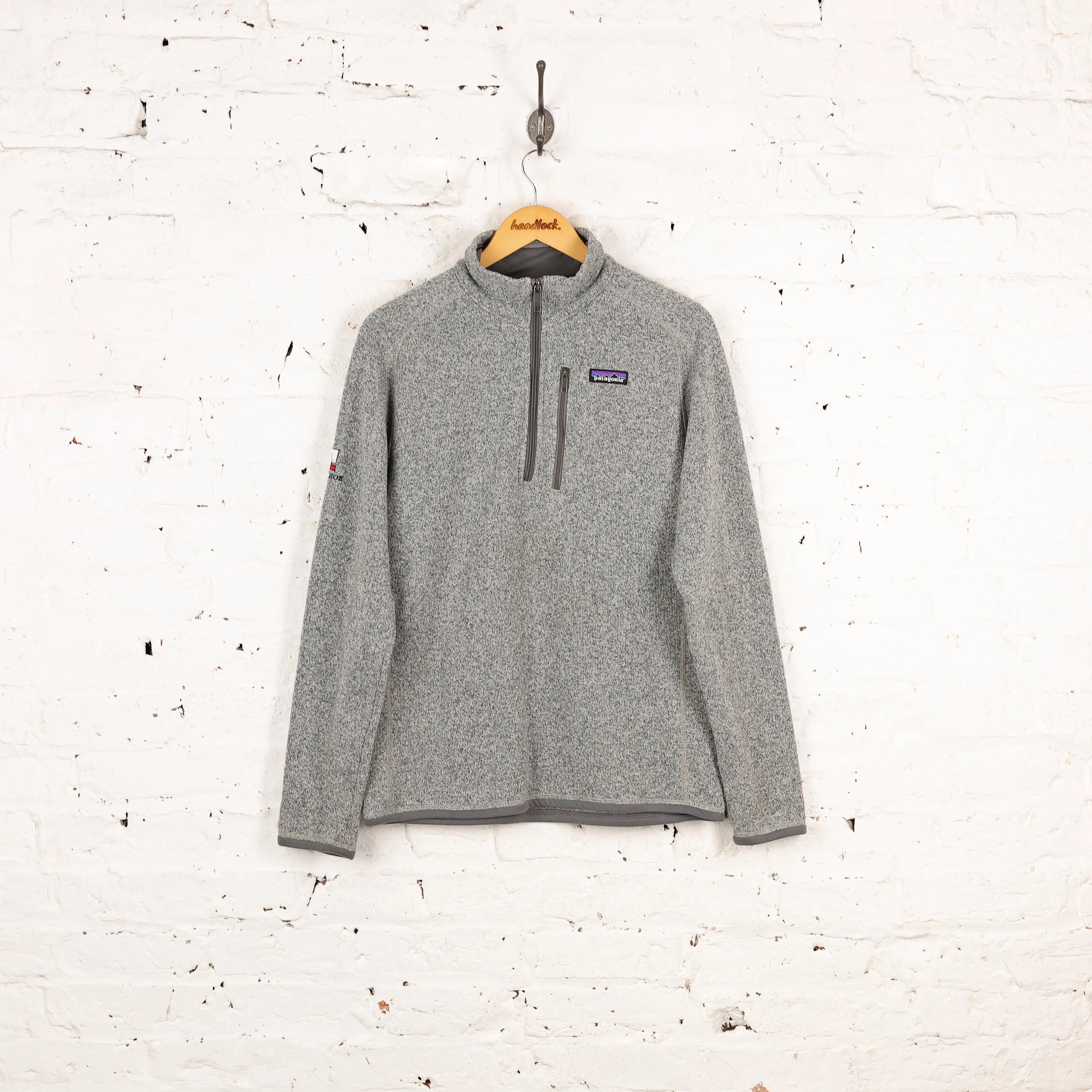 Patagonia 1/4 Zip Fleece - Grey - M