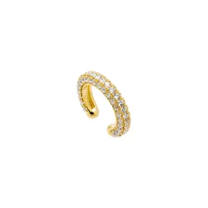 Pave Curved Ear Cuff