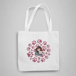 pawsome love Tote Bag With Zipper by @_spooky_pencil _
