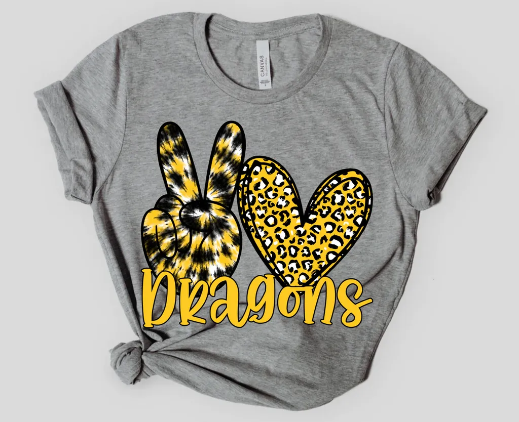Peace Love Dragons (M139)