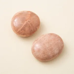 Peach Moonstone Pair of Littles