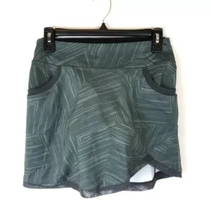 Pearl Izumi Women’s Grey Padded Activewear Biker Skort Size S