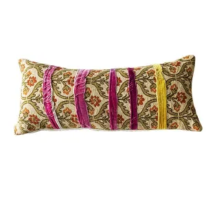 Peony Patchwork Lumbar Pillow - Pillowcases & Shams