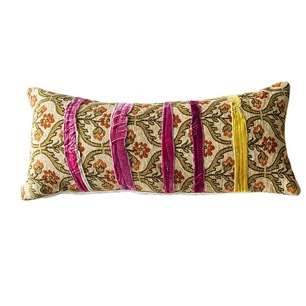Peony Patchwork Lumbar Pillow - Pillowcases & Shams