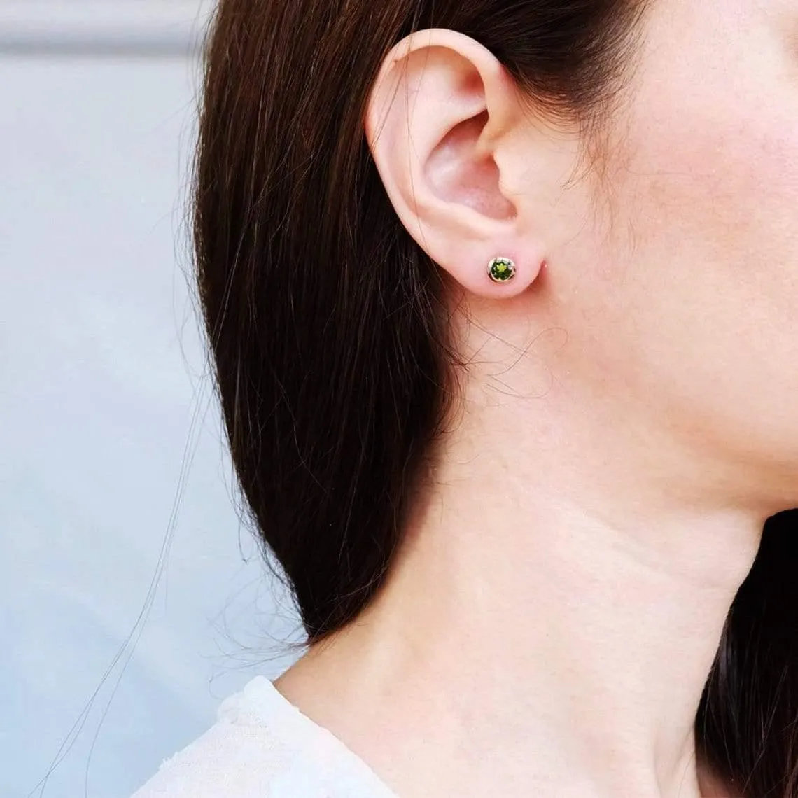 Peridot Earrings Amayeta