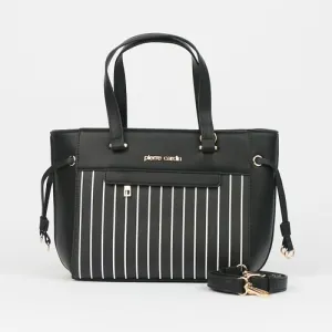 Pierre Cardin Maxine Textured Satchel Cream