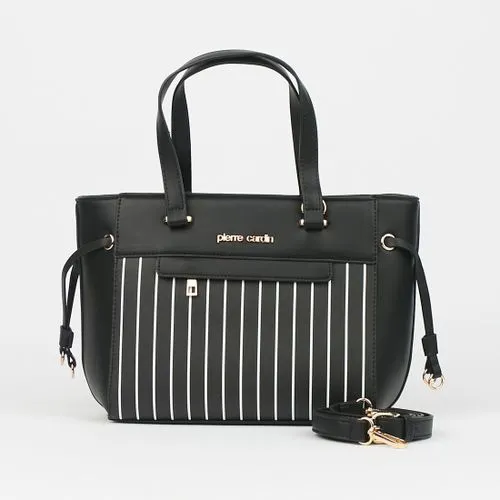 Pierre Cardin Maxine Textured Satchel Cream