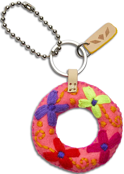 PINK FELT ALPHABET CHARMS