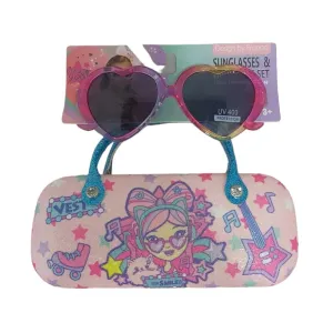 Pink Heart Shaped Sunglasses 1