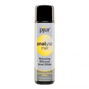 Pjur Analyse me! Relaxing - Silicone-Based Personal Lubricant for Comfortable Anal Sex - Extra-Long Lubrication (100ml)
