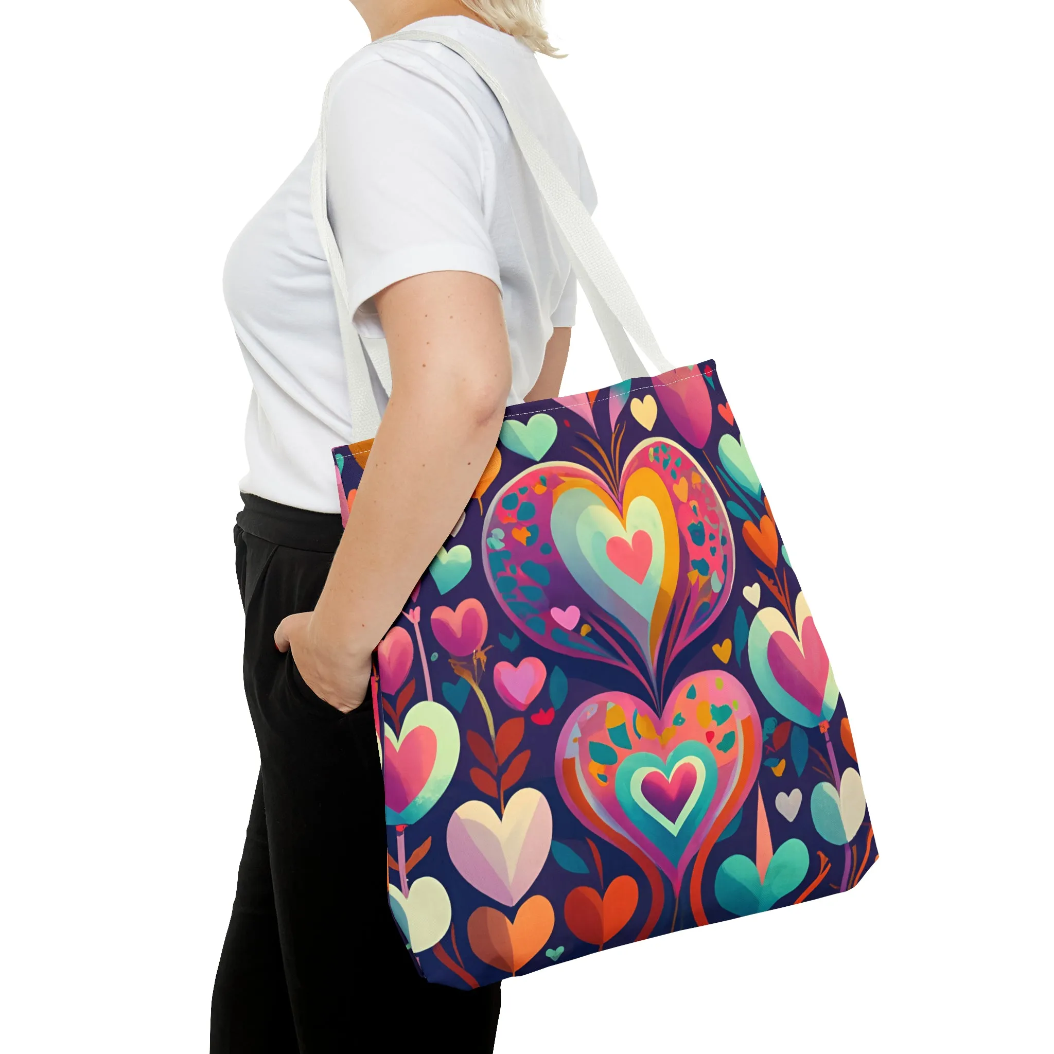 Playful Heart Tote Bag
