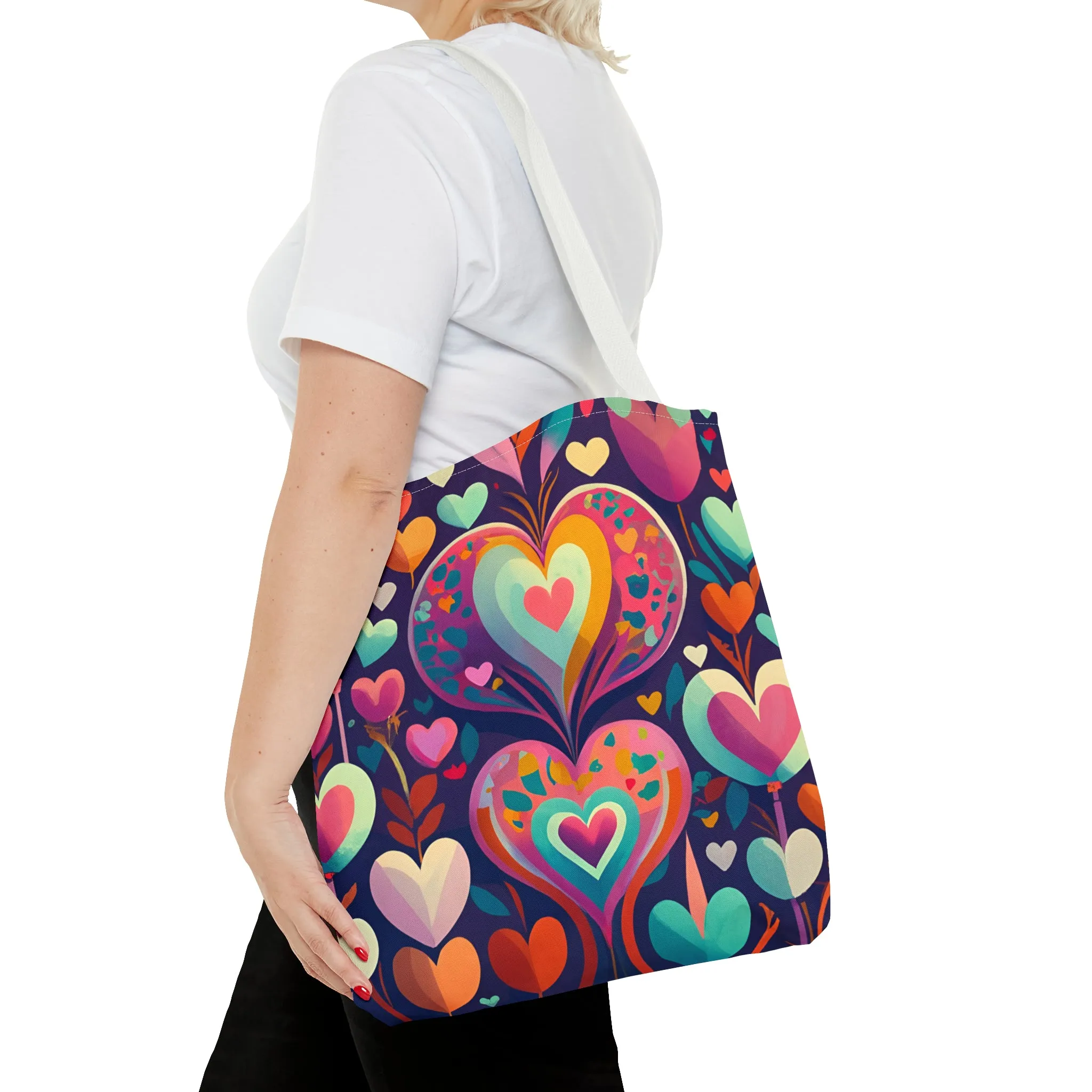 Playful Heart Tote Bag