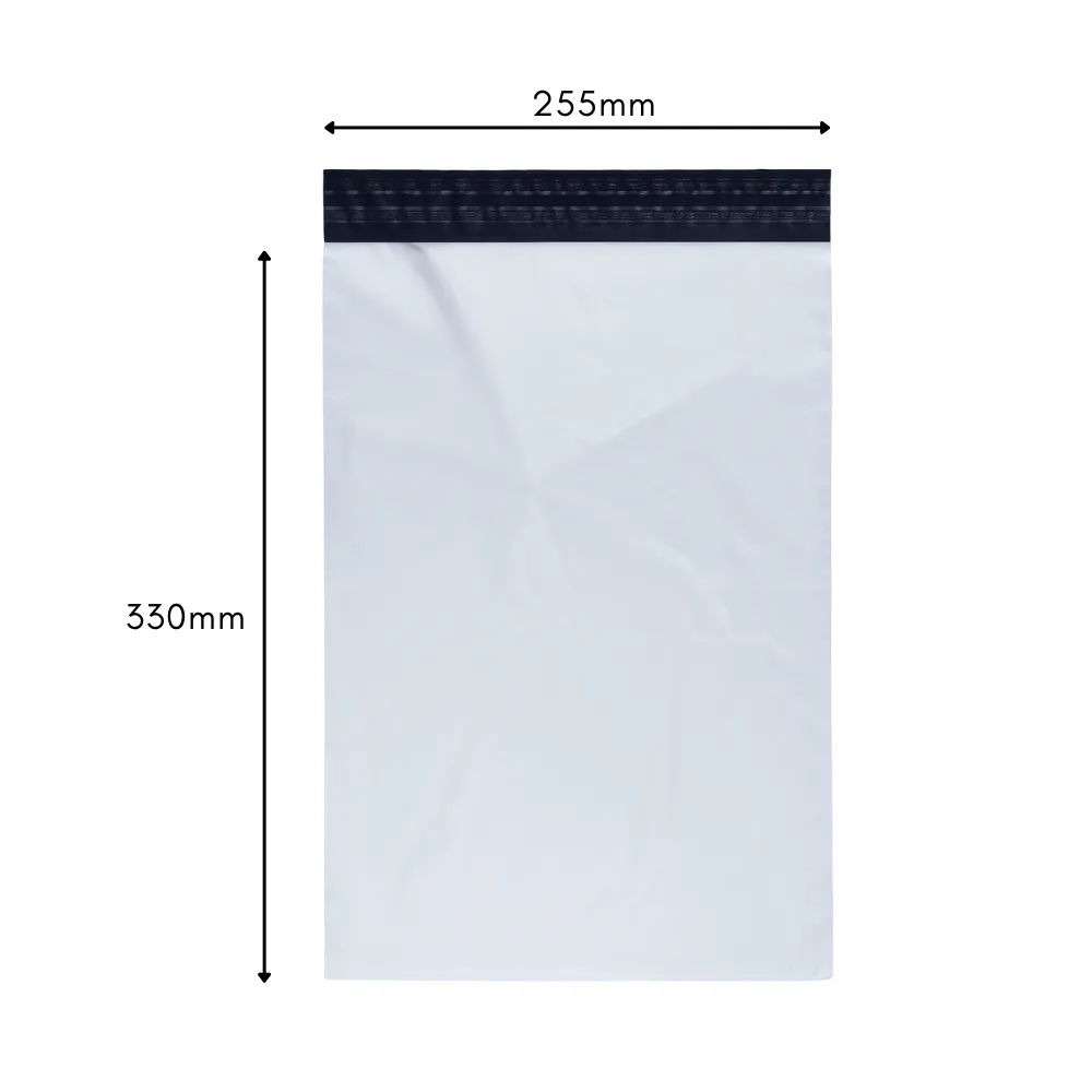 Poly Mailer 255mm x 330mm 02 Mailing Satchel White